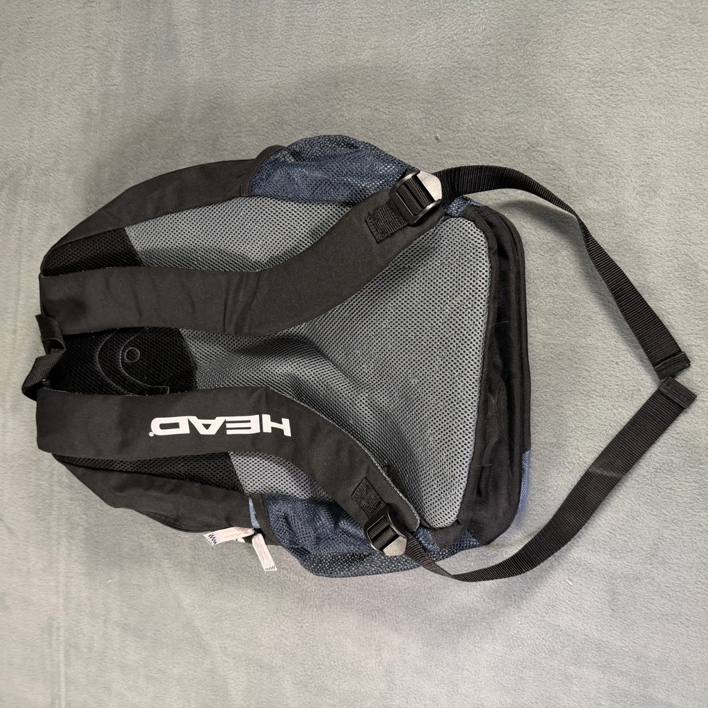 Head Core Performance Backpack Black Blue Tennis Athletic Gym Bag - Picture 7 of 8